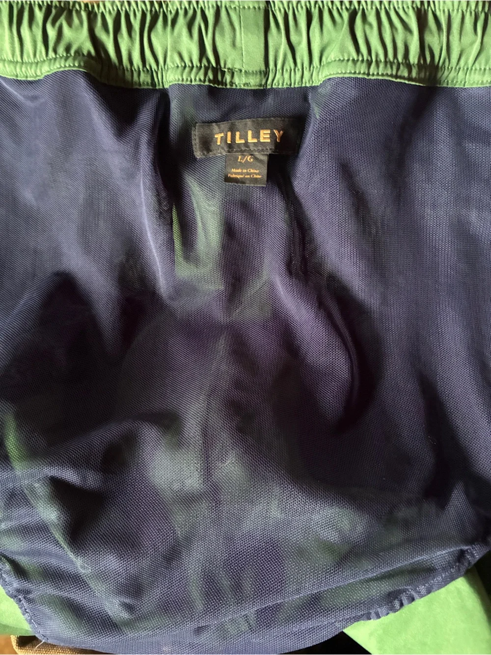 Tilley Men's Classic Swim Shorts - Olive Dark Green Size L